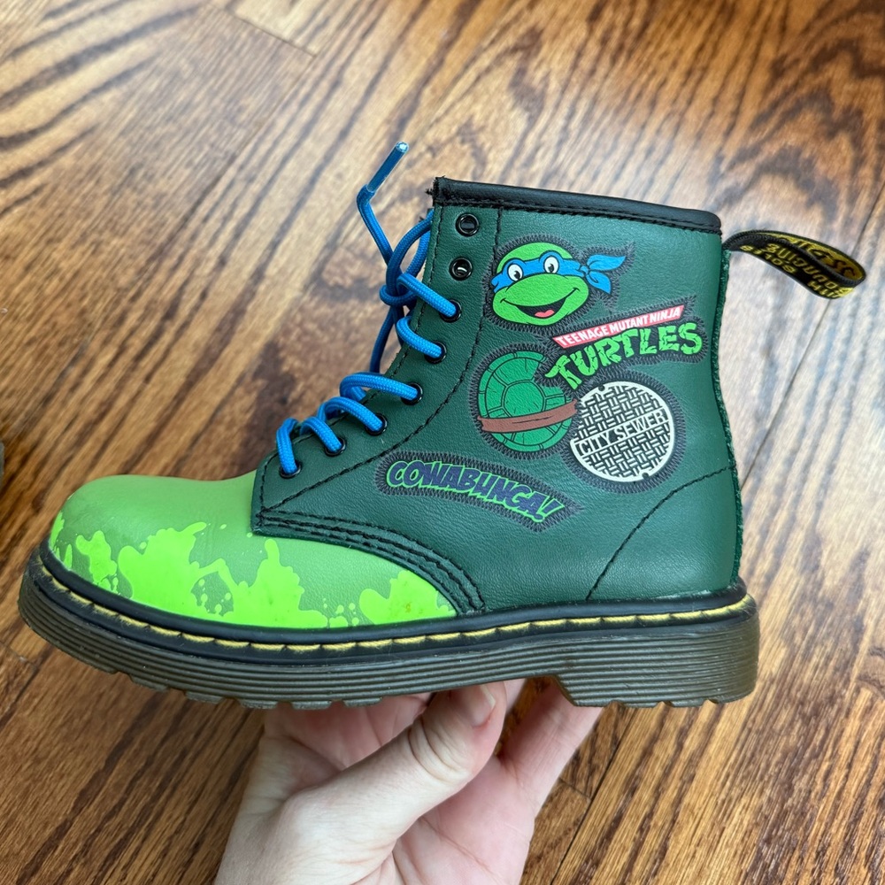 Doc Martens 1460 Teenage Mutant Ninja Turtles Leonardo Boots 10 - Picture 3 of 15